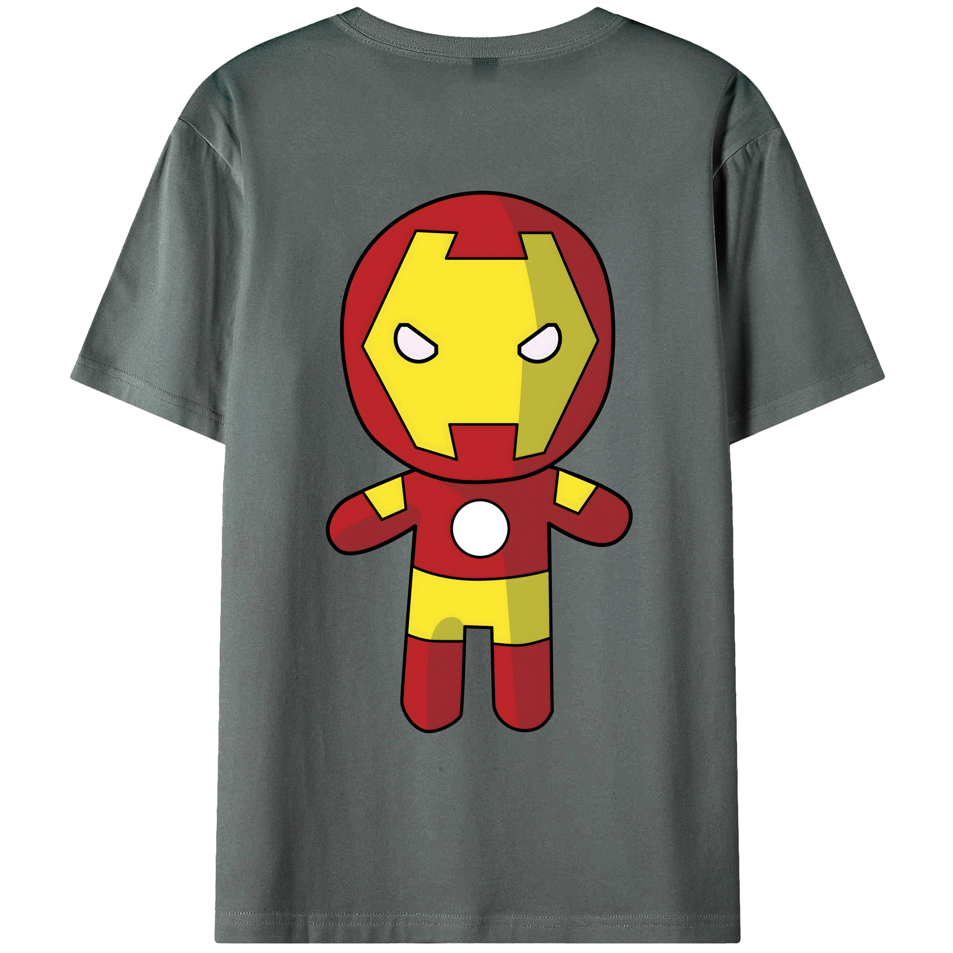 （画像用） アベンジャーズ The Avengers 綿100％ メンズ半袖Tシャツ（バックプリント） 通気性